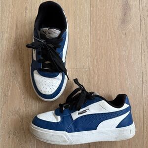 PUMA Navy and White Casual Sneakers